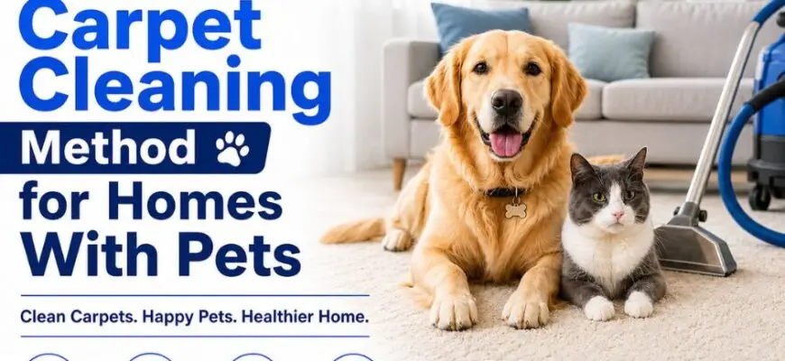 Best Carpet Cleaning Method for Homes With Pets
