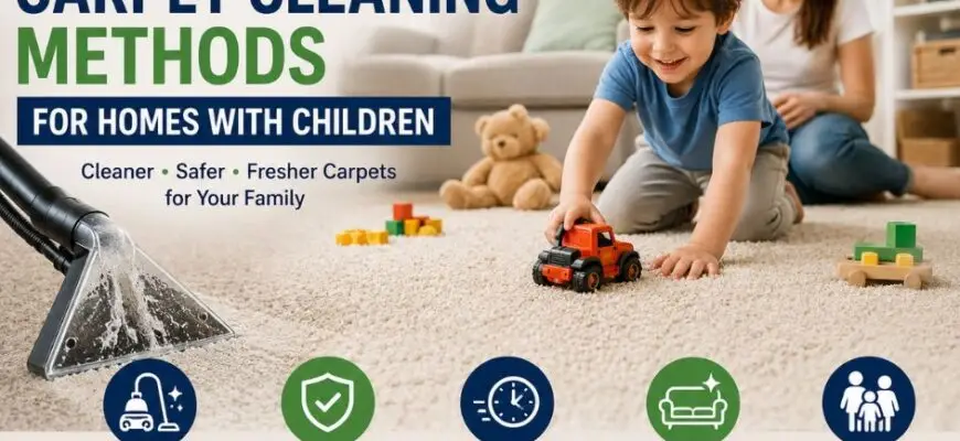 Best Carpet Cleaning Methods for Homes With Children