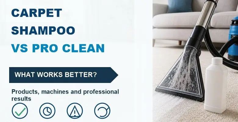 Carpet Shampoo vs Professional Carpet Cleaning: What Works Better?
