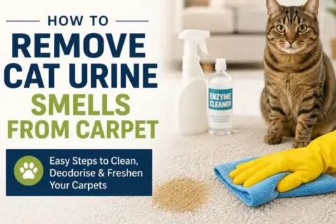 How to Remove Cat Urine Smells From Carpet