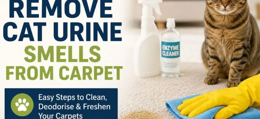 How to Remove Cat Urine Smells From Carpet