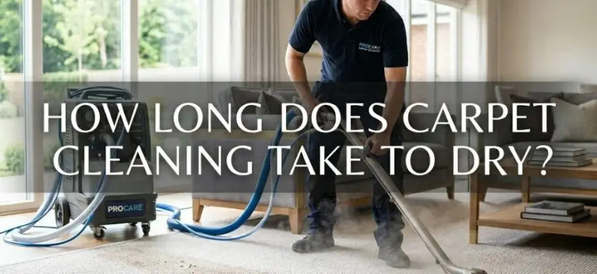 How Long Does Carpet Cleaning Take to Dry?