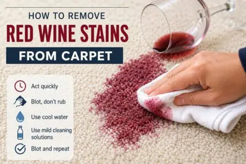 How to Clean Red Wine Stains From Carpet