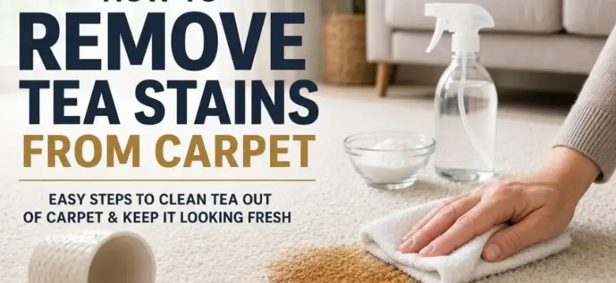 How to Remove Tea Stains From Carpet